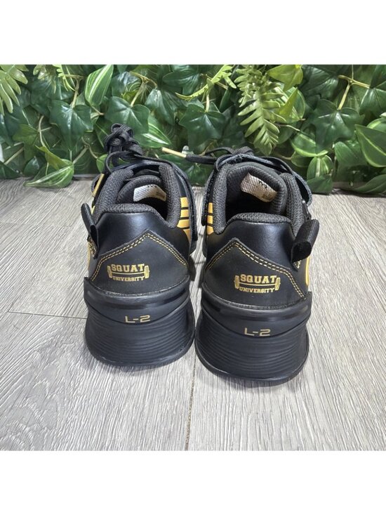 TYR L-2 Lifter Shoes Mens Size 6/Womens 7.5 Black Gold Weightlifting Gym main image 8